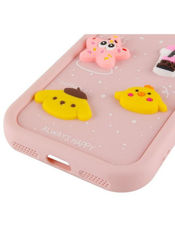 Чохол TPU Toys Case with Ears для Apple iPhone 16 Pro (6.3") Light Pink No Brand (340064130)