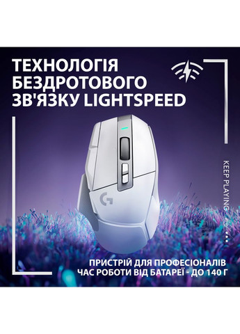 Мышка (m441513) Logitech G502 X Lightspeed Wireless White (369017047)