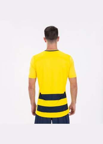 Жовта демісезонна футболка футбольна europa iv жовта з темно-синіми смужками 101466.903 Joma Модель