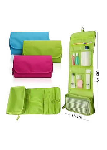 Органайзер дорожній сумочка Travel Storage Bag косметичка зелений No Brand (365062253)
