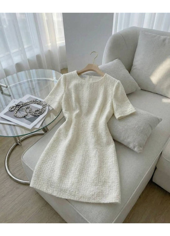 Молочна сукня, колір молочний Fashion