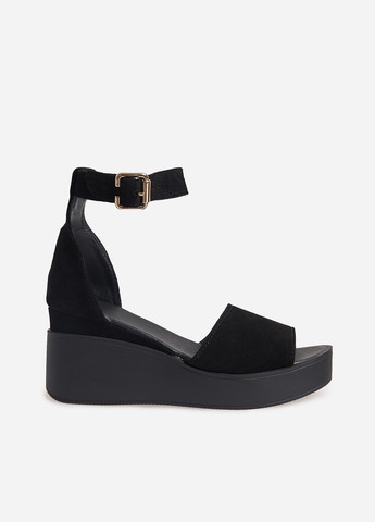 Черные босоножки ISSA PLUS с ремешком