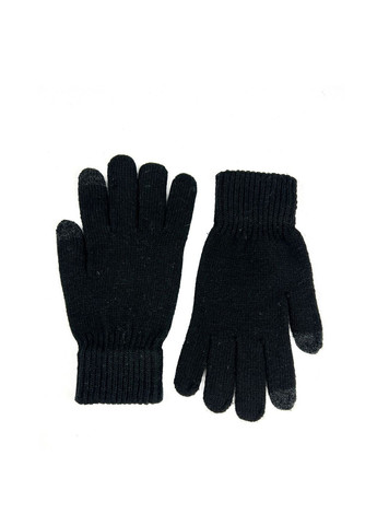 Перчатки Smart Touch женские шерсть с акрилом черные БЛЕЙН LuckyLOOK 291-416 (290278387)