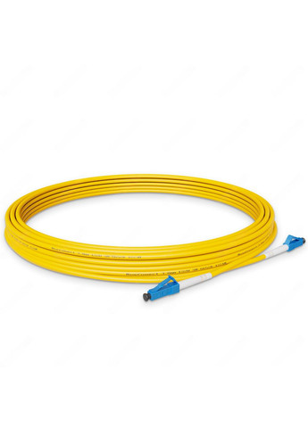Патч-корд оптичний LC/UPC-LC/UPC Жовтий LSZH, Singlemode G.652.D (SM), Simplex, 3мм - 7 м NanoConnect (299337861)