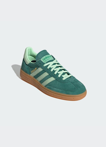 Кроссовки Handball Spezial adidas зелёные всесезоны (316580493)
