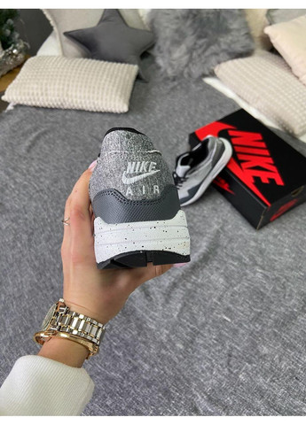 Сірі Осінні кросівки чоловічі nike air max 1 se wolf grey найк аір макс No Brand