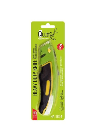 Нож строительный с трапециевидным выдвижным лезвием, 5шт. (НА-1854) 49708 Alloid (305575641)