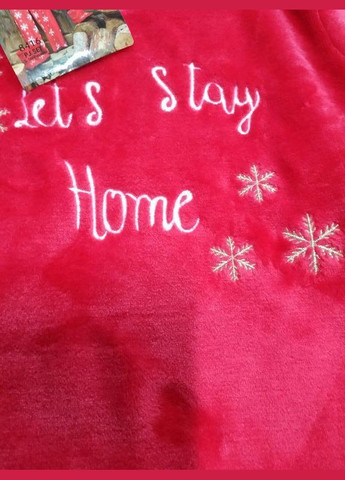 Червона жіноча піжама - домашній костюм м'яка червона розмір с Penye Mood