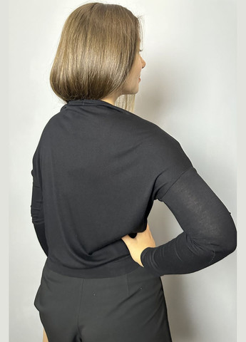 Черный демисезонный свитер женский черный mktrg0563-1 Modna KAZKA