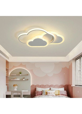 Люстра светодиодная потолочная LED светильник для квартиры на потолок лэд 27321 Белый 6х32х55 см. Sunnysky (324396266)