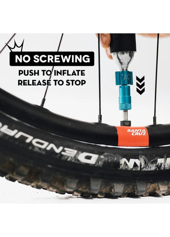 Насос Holeshot CO2 Tyre Inflator, MTB 25g, Slate Peaty's (362946604)