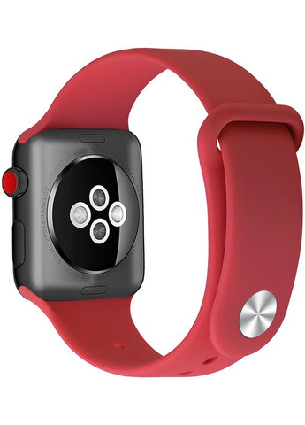 Ремешок Silicone Strap для Apple Watch 42/44 mm Red UWatch (301466451)