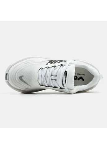 Білі кросівки чоловічі nike air zoom vomero plus white black | найк аір зум вомеро плюс білі чорні демісезон No Brand