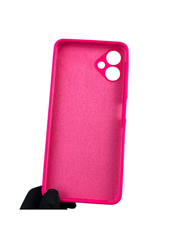 Чехол для Galaxy A06 (SM-A065) силиконовый с микрофиброй нескользящий на самсунг а06 малиновый Samsung (366387360)