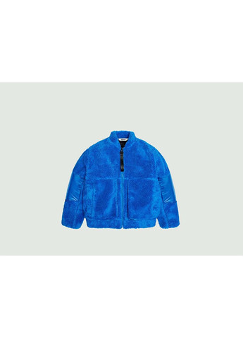Синя демісезонна жіноча куртка kofu fleece bomber jacket t1 синій Rains