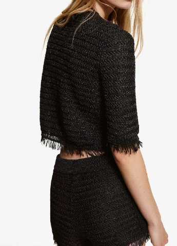 Черный демисезонный кардиган H&M