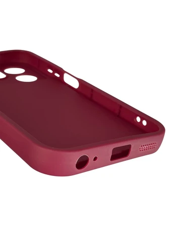 Чохол силіконовий Soft Touch для Smart 9 бордовий (Повний захист камери) Infinix (378363341)