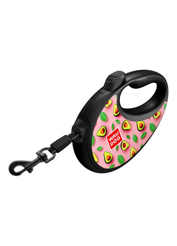 Повідець-рулетка для собак R-leash з контейнером для пакетів, світловідбивна стрічка, L, до 40 кг, 5 м WAUDOG (322642622)