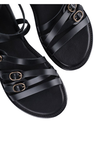 Жіночі Сандалі 338 1075 Чорний Шкіра Attizzare (362026499)