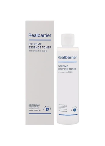 Легкий восстанавливающий тонер-эссенция с керамидами Extreme Essence Toner Light 200 мл (8809911692524) Real Barrier (365867904)
