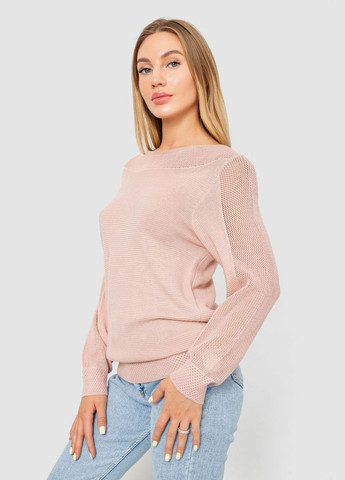 Пудровий демісезонний кофта жіноча з манжетами Ager 244R999