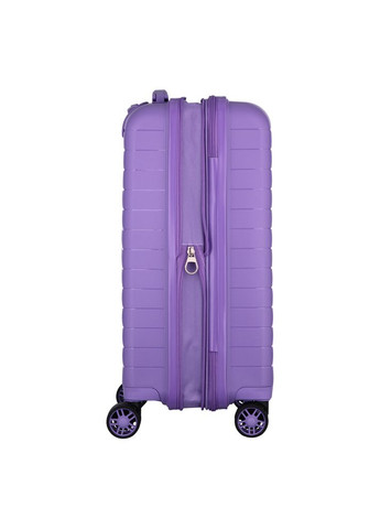 Валіза, Aero, поліпропілен, мала, 35/44 л, TSA, 4 колеса, EXP, лавандовий 2E (370619140)