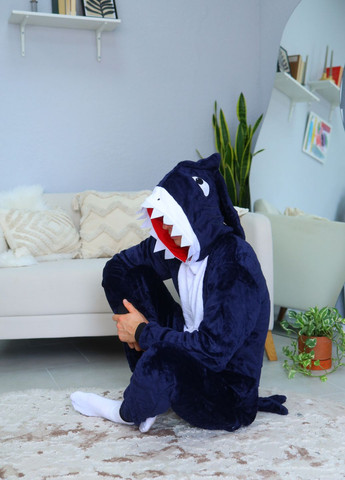 Мужское кигуруми с капюшоном Акулана полнии с карманами (1124/1) My Kigu (360753471)