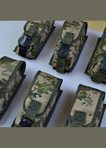 Подсумок на 2 магазина двойной из кордуры пиксель CZ-724 MOLLE тактический No Brand (350937034)