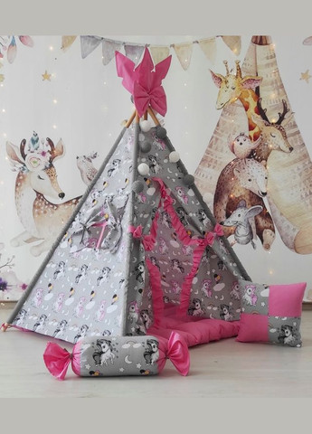 Палатка для детей Вигвам Сказочные единорожки БОН БОН. Полный комплект! No Brand (316257137)