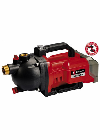 Насос садовий акум AQUINNA PXC, 36В, 3000 л/год, вис. 26 м, глиб, 8 м, 3.3 кг (без АКБ і ЗП) Einhell (315503630)
