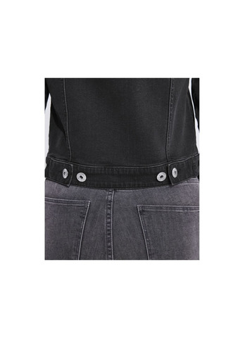 Чорна демісезонна джинсова куртка прямого крою для жінки lidl 416948 40(m) чорний Esmara