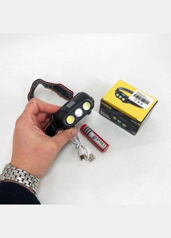 Ліхтар на голову діодний KX-215-LED-2COB, Ліхтар для голови зі світлодіодами, PE-475 Водонепроникний ліхтарик Bailong (351485999)