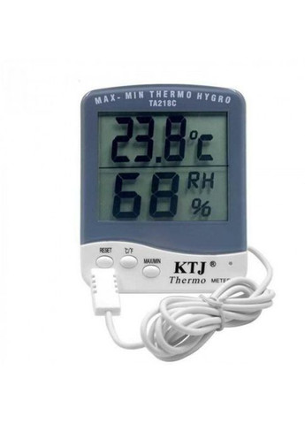 Термометр-гигрометр TA-218 C с внешним датчиком температуры и влажности Zegor (318020398)