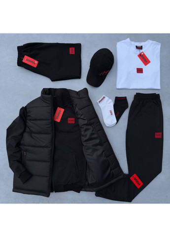 Набор HUGO 8в1: жилет-кофта-штаны-футболка-шорты-кепка No Brand (361638977)