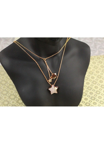 Ланцюг подвійна цепочка Три зірки 45 см Xuping Jewelry (365248885)
