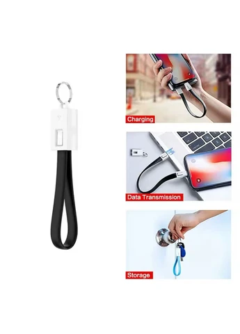USB силіконовий кабель-брелок, роз'єм Type-С ( ) China (366874453)