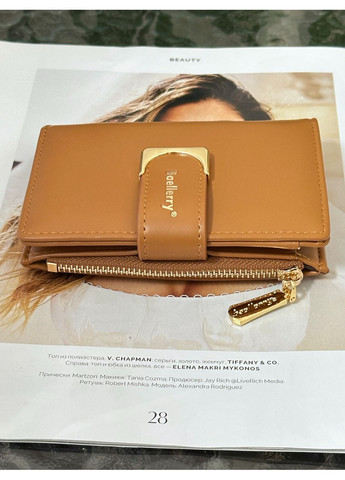 Женский кошелек-портмоне из экокожи маленький черный Baellerry (350613192)