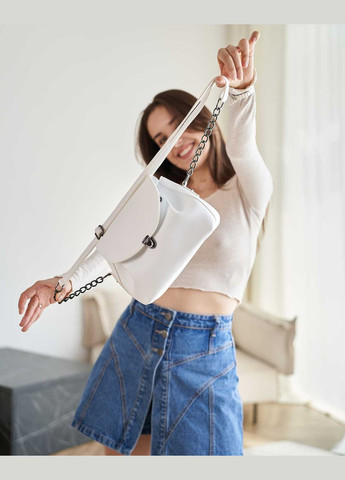 Сумка женская кросс боди экокожа (wel-56300) Белая WeLassie (299984652)