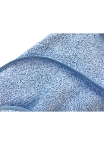 Махровое полотенце "Собачка" Moontime однотонный голубой