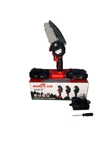 Аккумуляторна міни пила WorthAir червона 36 V No Brand KE 22 875 (316134619)