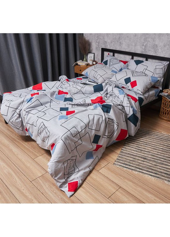 Комплект постельного белья Бязь Gold Люкс «» King Size 220x240 наволочки 2х40х60 (MS-820007105) Moon&Star Urban Grid (356114810)