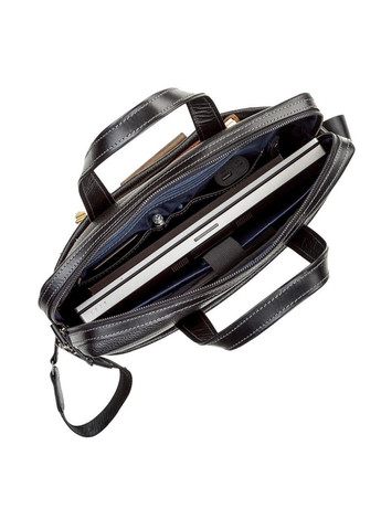 Сумка для ноутбука шкіряна чорна розмір 37х31х8 см 11110 Shvigel (362417613)