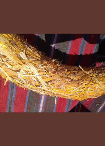 Венок из соломы 70см No Brand (304649932)