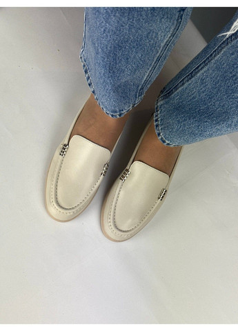 Україна 348 Туфли Кожаные Бежевые бежевый з натуральная кожа, украина — демисезон (335009311)