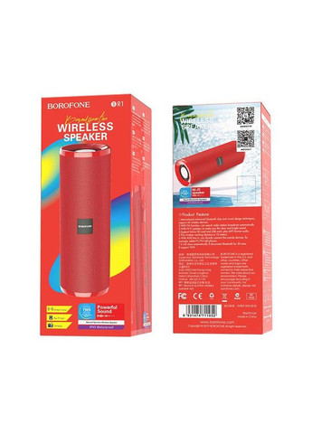 Портативна колонка BR1 Red Borofone (368698011)