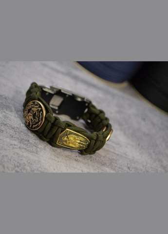 Браслет с эмблемой ССО Архангелом Михаилом Двозубом и индивидуальной гравировкой No Brand (355796136)