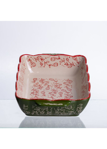 Форма для запекания Vintage 28×17×5 (см) прямоугольная форма для выпекания в духовке с ручками Зеленая HM05-10 Yiwu (371391739)