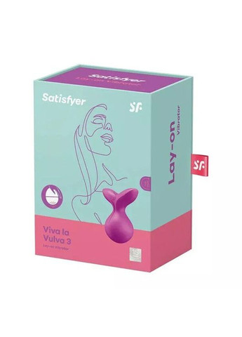 Мінівібромасажер Viva la Vulva 3, Фіолетовий Satisfyer (372737349)