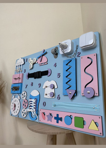 Бизиборд развивающая детская игрушка 40х60 см No Brand (355890492)