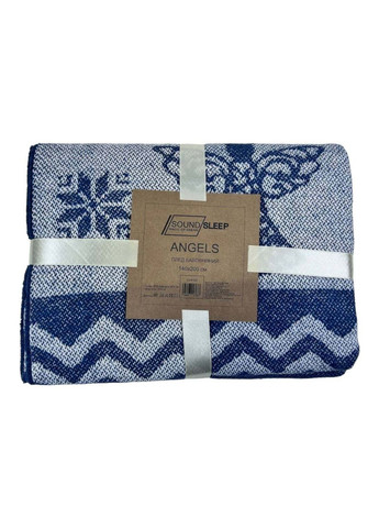 Плед Angels бавовняний 140х200 см синій (94271768) SoundSleep (299232767)